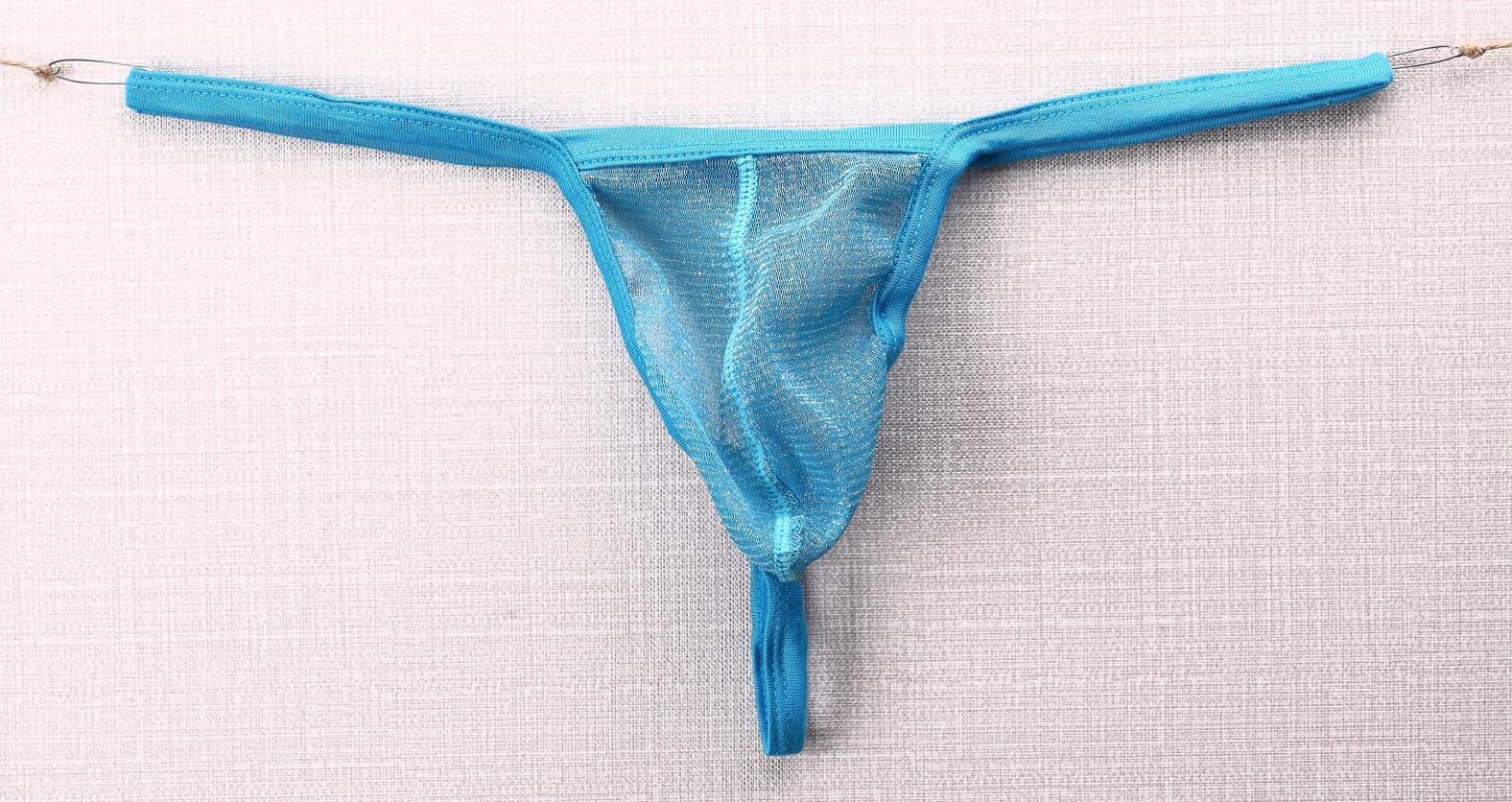 4 Pack Lot Men Underwear T-Back G-String Briefs Sexy Low Rise Thongs Underpants