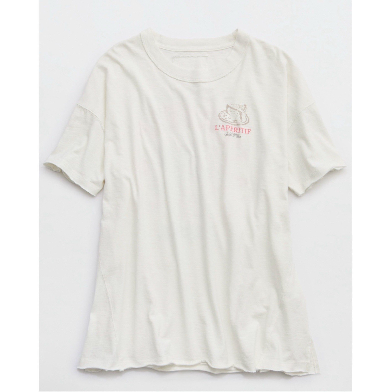 NWT Aerie Oversized Crew Boyfriend T-Shirt Size Large