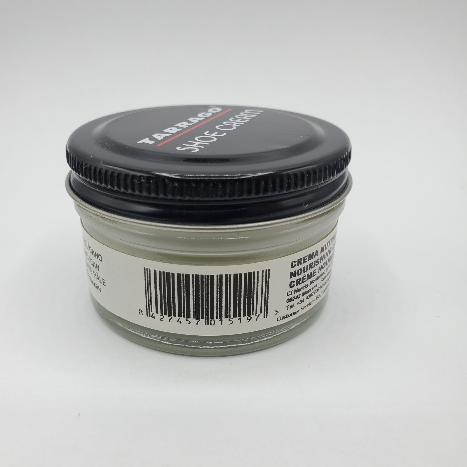 Tarrago Shoe Polish # 19 Pelican Cream Leather Protector 1.78 oz. 50ml