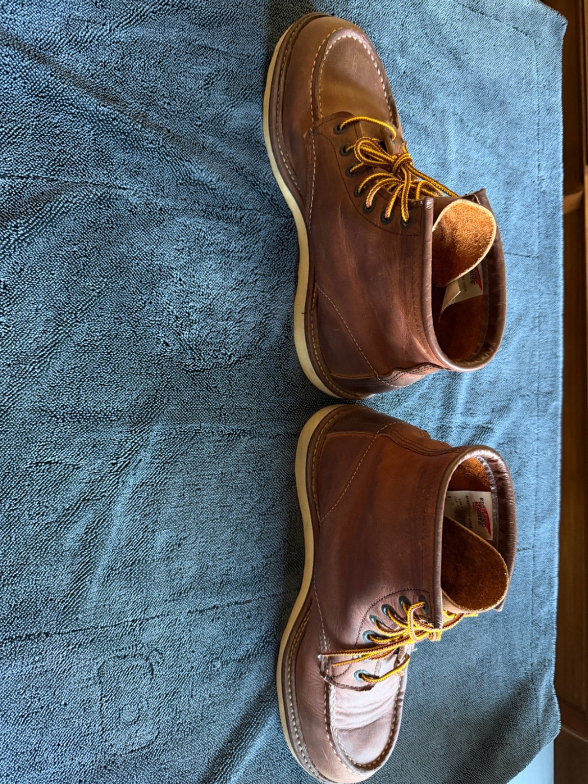 Red Wing Men’s 6-Inch Boot in Copper Rough & Tough Leather – US 9 (D)