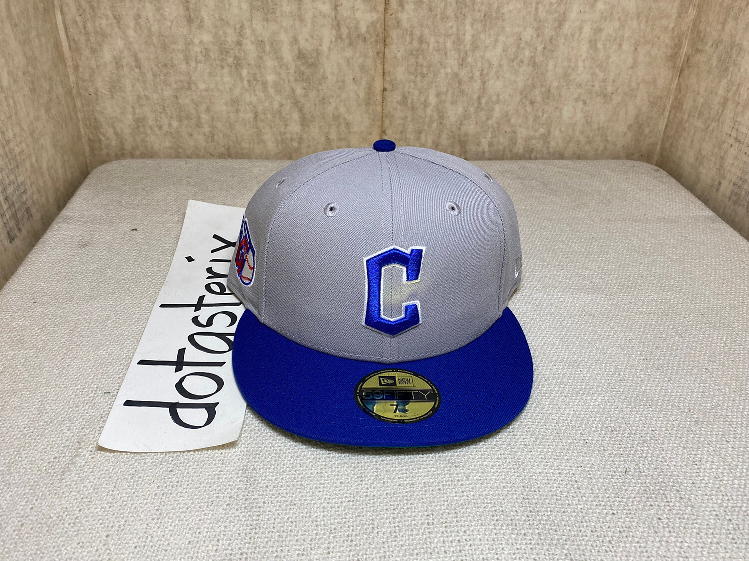 Hat Club Cleveland Guardians Indians Gray Blue 2-Tone Green UV Winged Logo