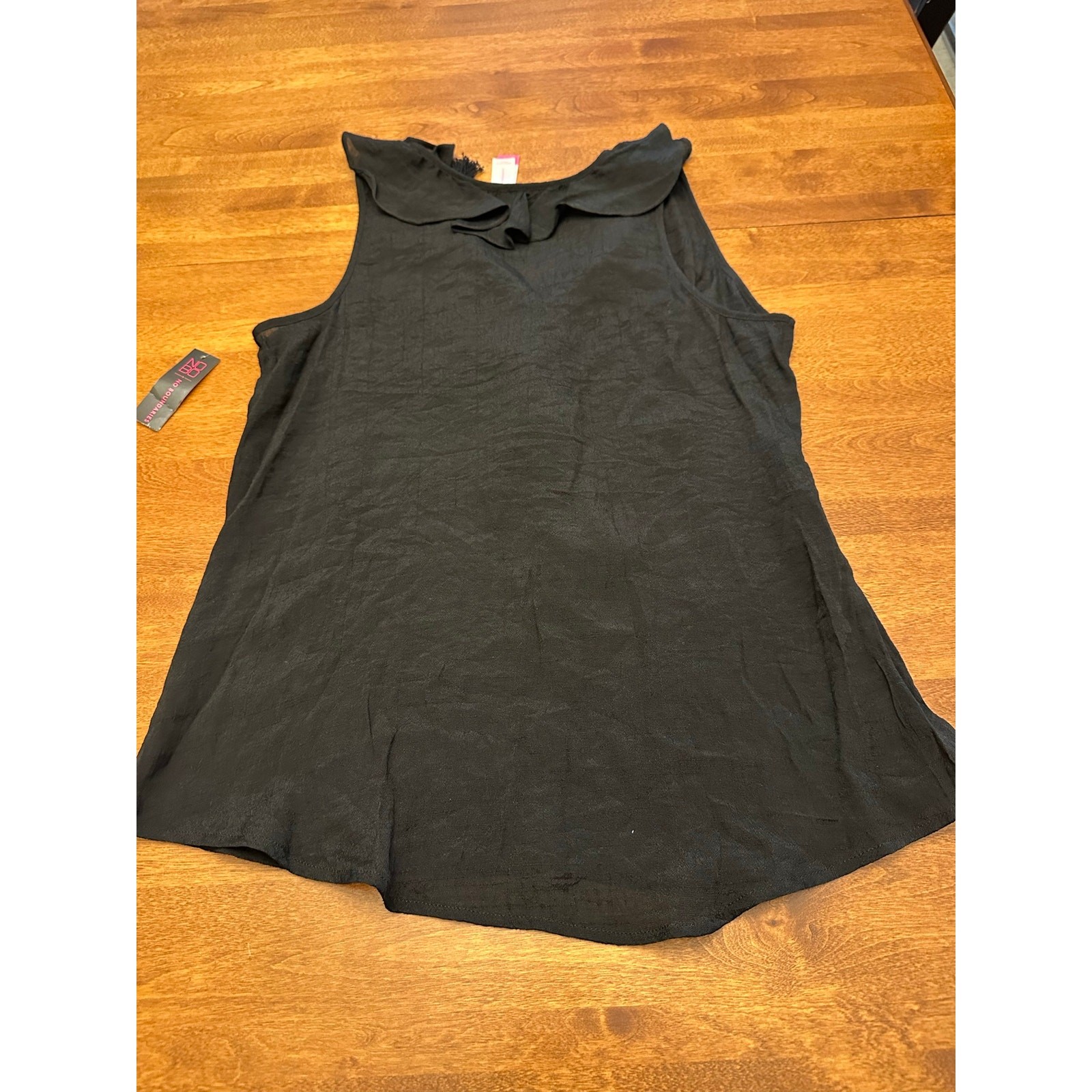 No Boundaries Ruffle Woven Top – SZ M