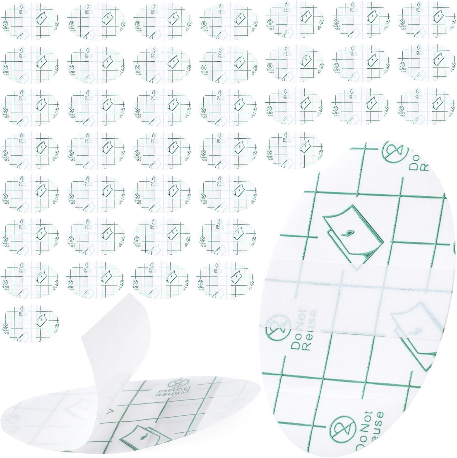 40Pcs Invisible Heel Anti-Wear Stickers, Self-Adhesive Heel Protectors Pad, Tran