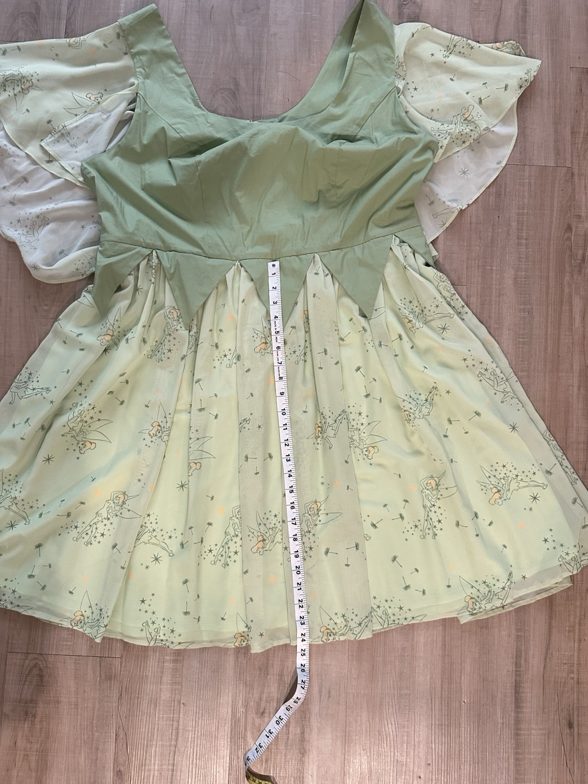 NWT Plus Size 20 Her Universe Disney Peter Pan Tinker Bell Retro Dress Hot Topic