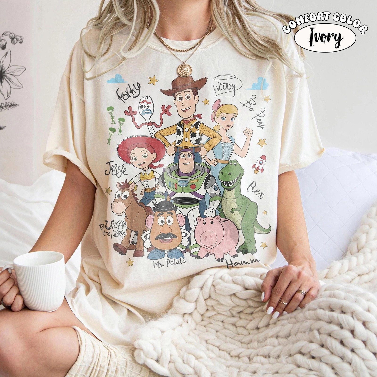Retro Toy-Inspired Signature Graphic T-Shirt Family Vacation Tee