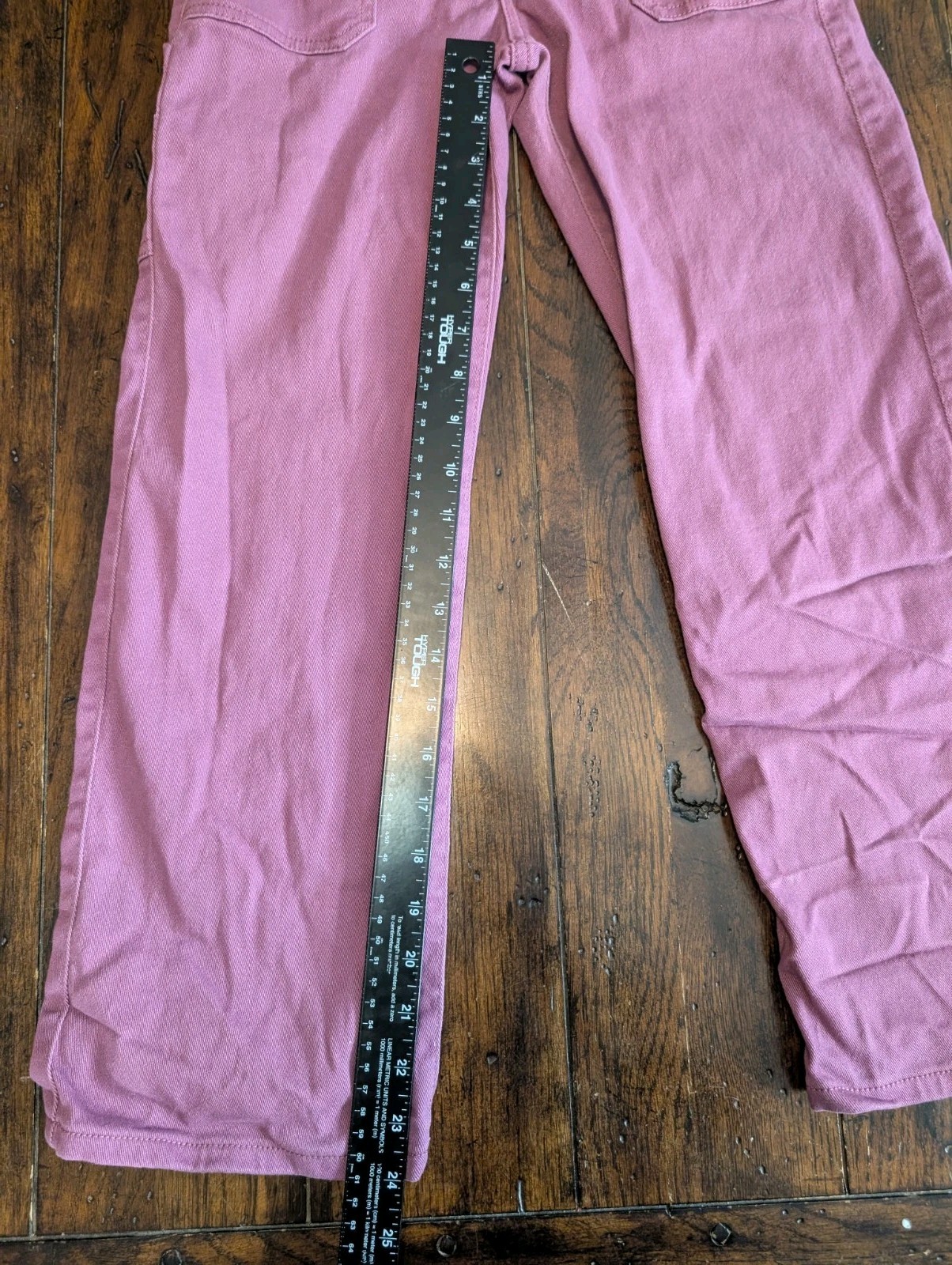 Levi’s Girls 10 Wide Leg Carpenter Pant Pink Grape High Rise Skate Gorpcore Boho
