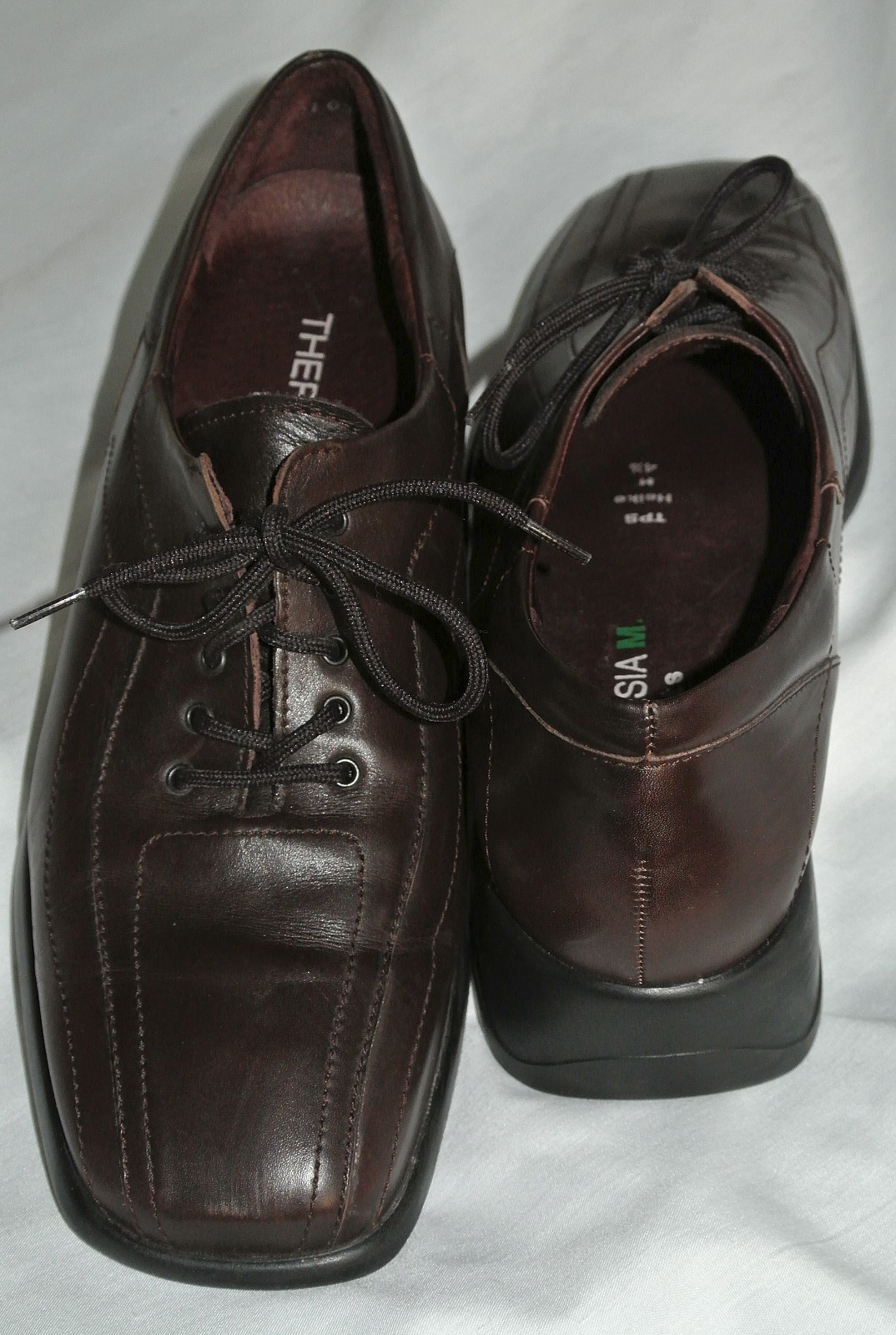 Theresia M Brown Leather Heike TPS Comfort Lace Up Shoe Oxford-6.5-7 US-4.5 EU