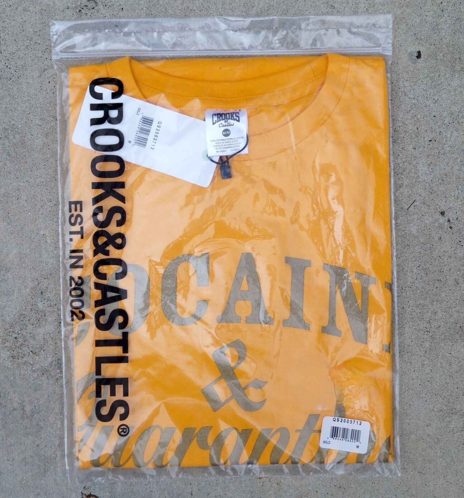 New Crooks Castles Streetwear QS2003712 Coca Mens Graphic S/S T Shirt RCRCA-23