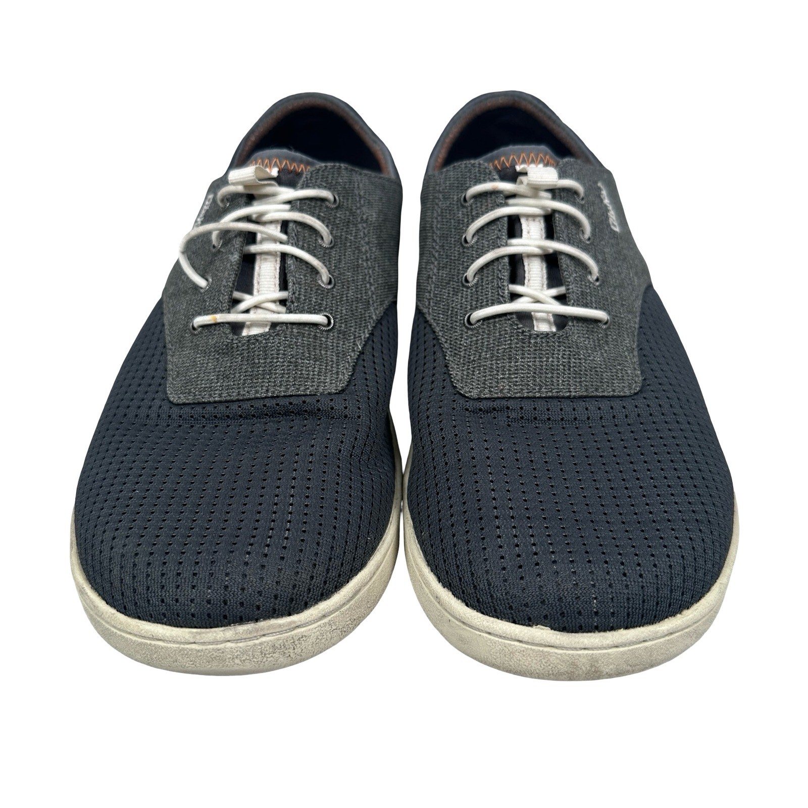 OluKai Nohea Moku Men’s Size 9 Dark Blue Textile Slip-On Sneakers