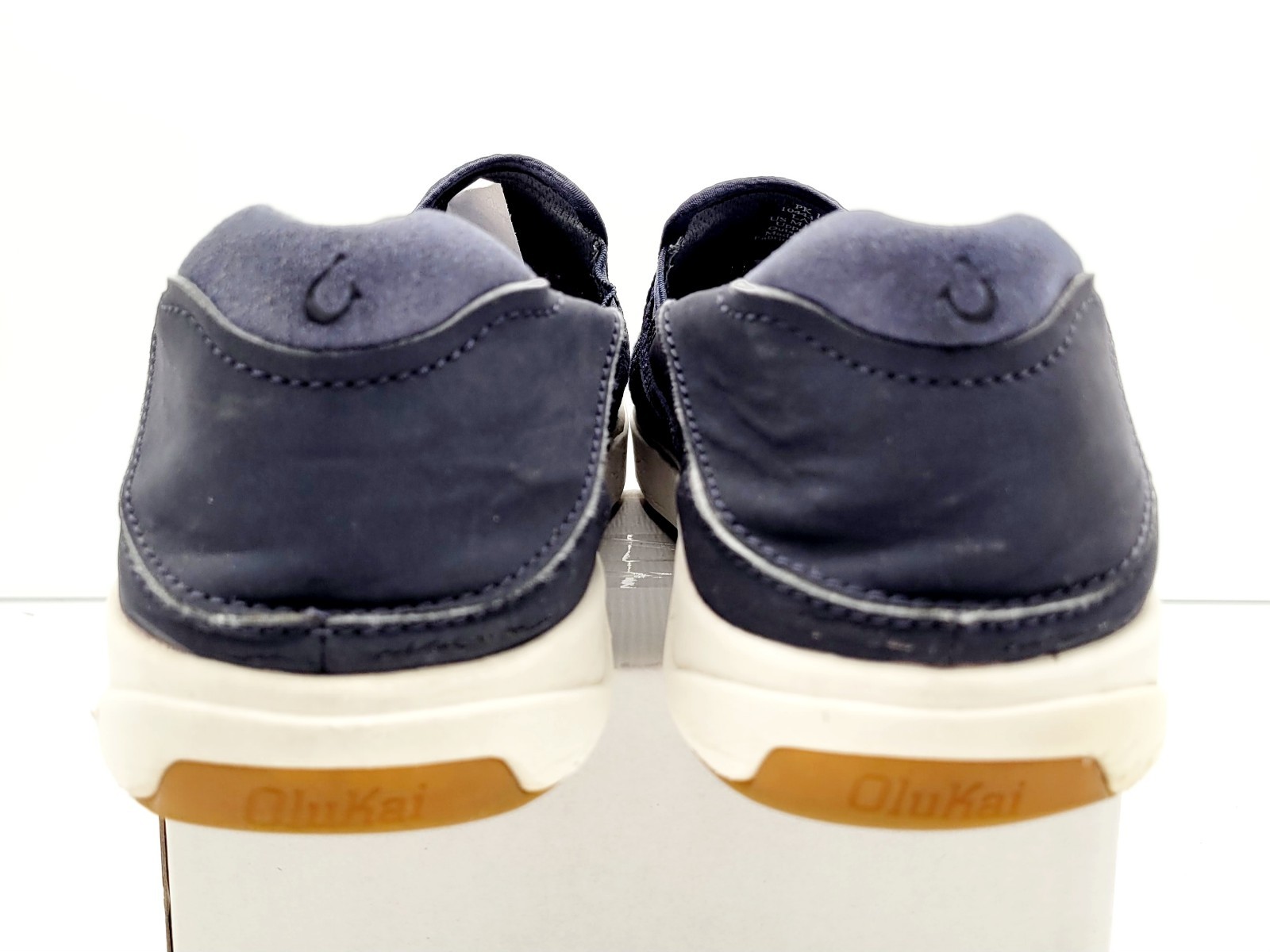 OluKai Lae’ahi Shoes Mens Size 14 Blue Mesh Slip On Casual Comfort Sneakers