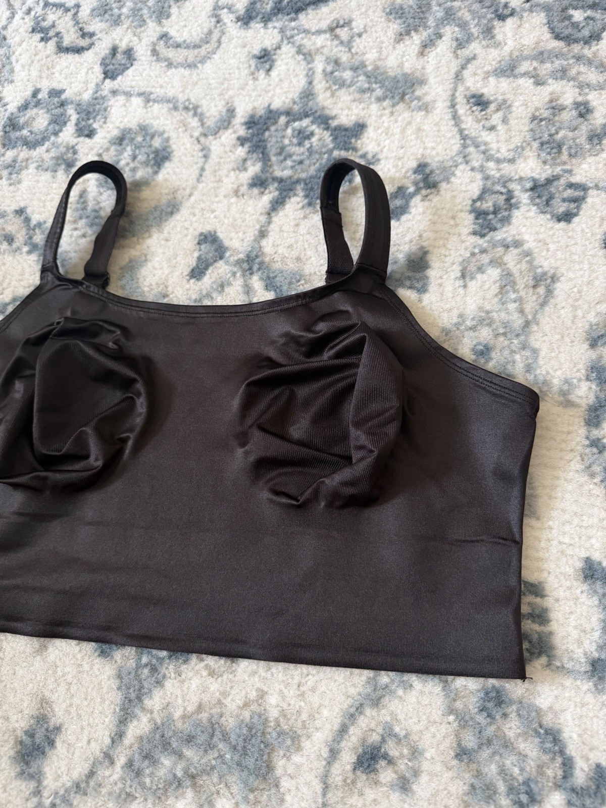Ruby Ribbon Original Demiette Bra Black Seamless Support Size 44 Style 3029