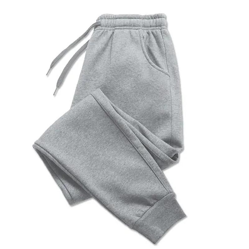 Men’s Sport Jogging Pants Loose Fit Solid Color Streetwear Fitness Wear
