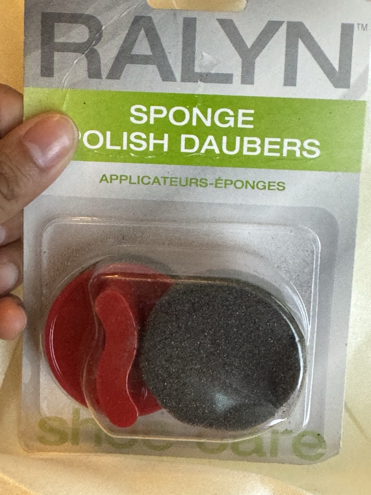 Ralyn Sponge Polish Daubers Shoe Care Applicators 2 Pack MPN 11509