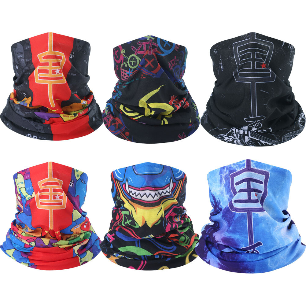 Breathable Neck Gaiter Washable Face Mask UV Sun Protection Face Cover Scarf USA