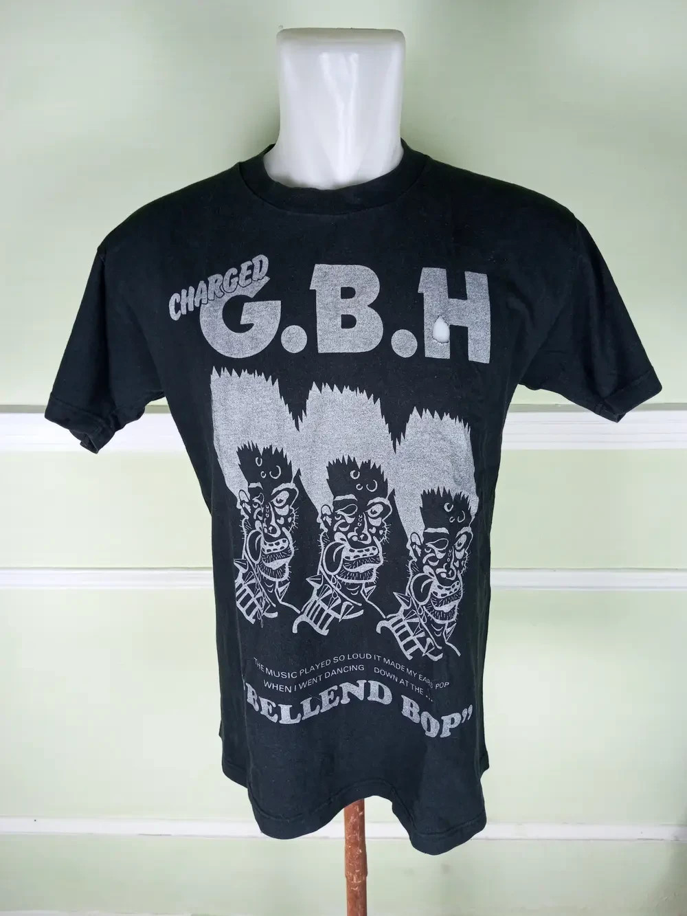 GBH punk rock short sleeve black color T-Shirt reprint VK12505