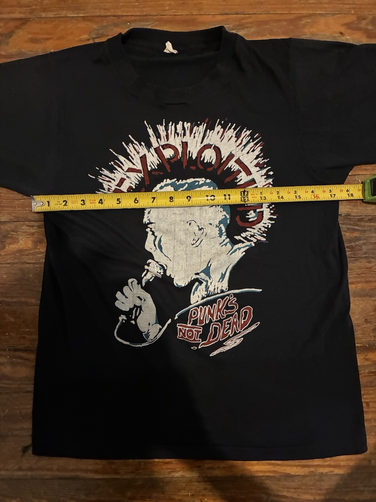 The Exploited vintage t-shirt single stitch GBH Crass Dead Kennedys UK Subs punk