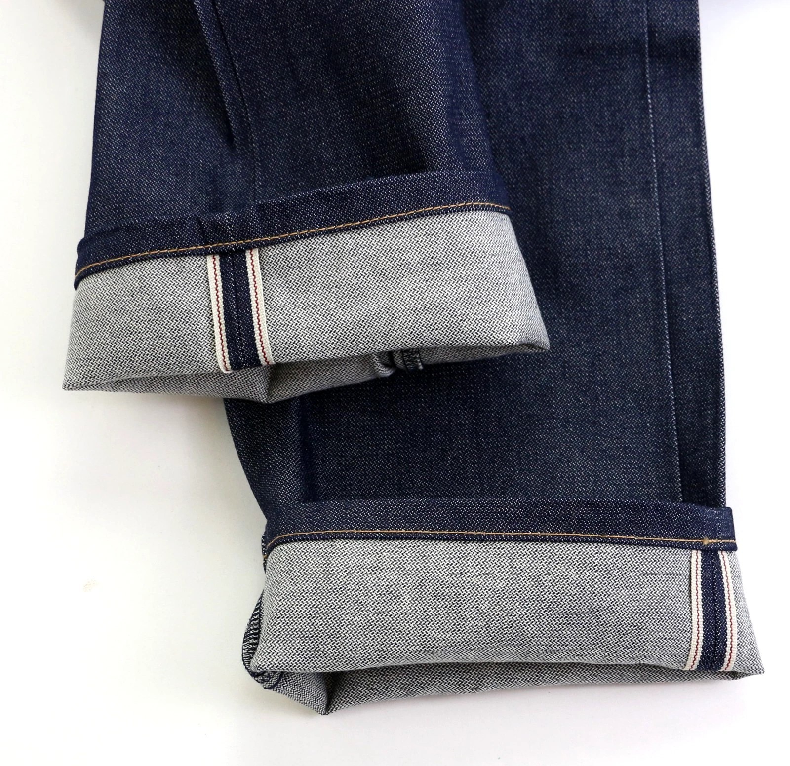 Wrangler 13MWZ Men’s Jeans 100% Cotton Selvedge Denim Broken Twill Dark Indigo