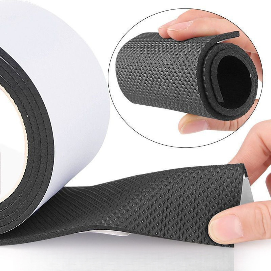 Self-Adhesive EVA Shoe Sole Repair Patch Black Rubber Anti-Slip Protector Pads