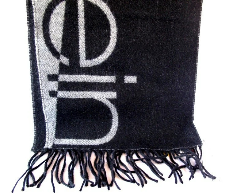 New Calvin Klein womens scarf black gray $38.00