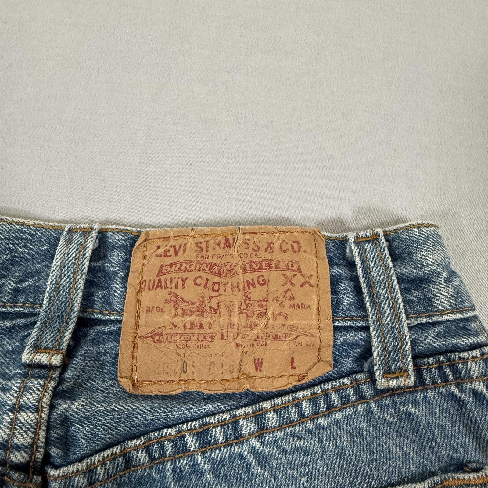 Vintage Levis Jeans Womens 24×30 Blue 501 Straight Fit Denim Pants 80s 90s USA
