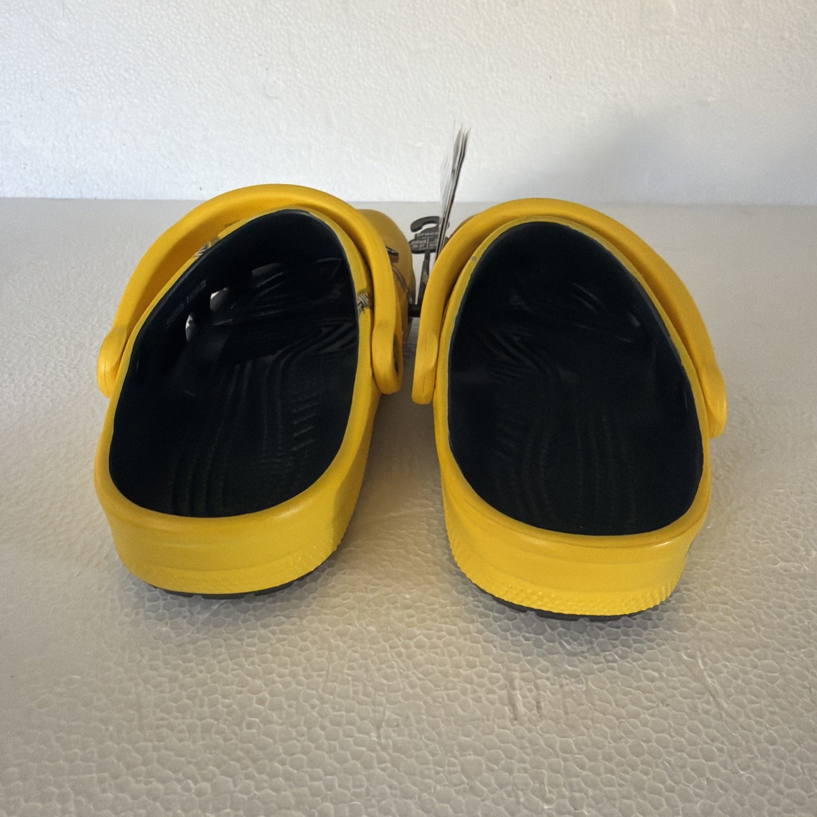 Post Malone Barbed Wire Crocs Yellow w/ Jibbitz Size Men 4 Women 6 Posty X 2019