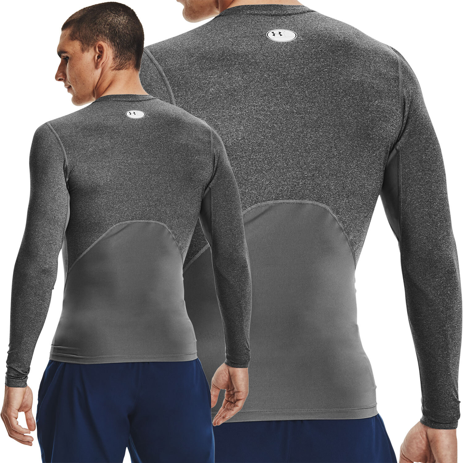 Under Armour HeatGear Long Sleeve Compression Fit Mens Shirt 1361524 FREE SHIP !