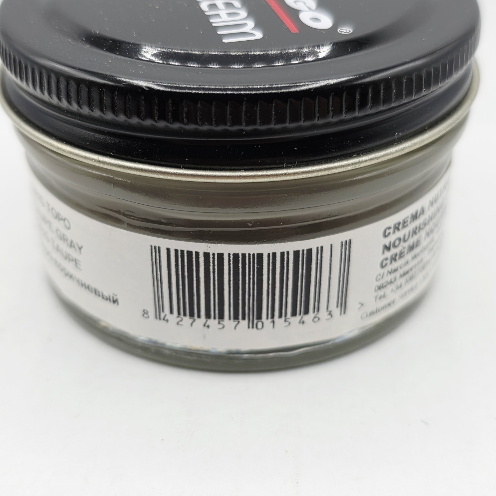 Tarrago Shoe Polish # 46 Taupe Gray Cream Leather Protector 1.76 oz. 50ml Boot
