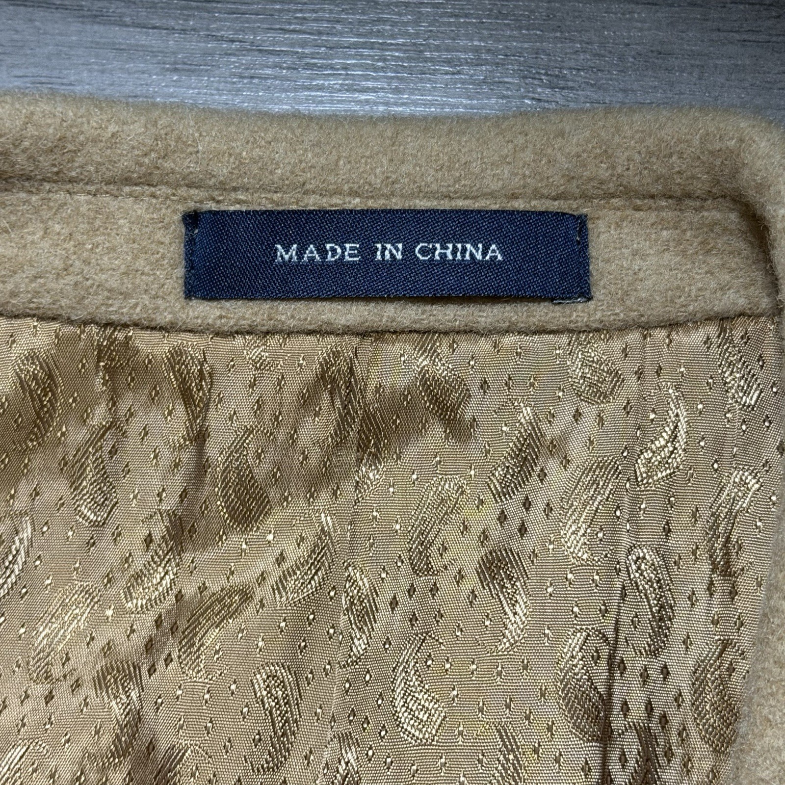 Ralph Lauren Loro Piana Italy Camel Hair Tweed Sport Coat / Blazer 38R Beige Tan