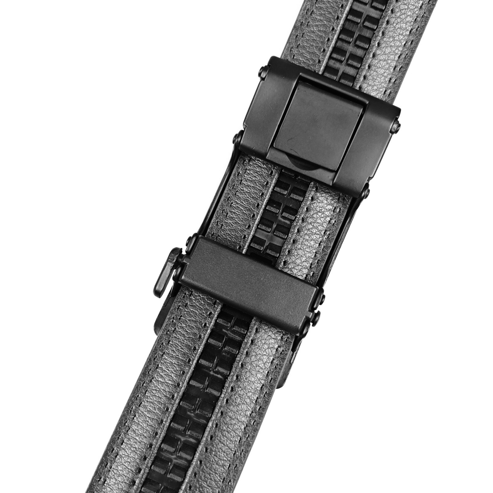 Genuine Leather Mens Ratchet Belt Belts For Men Adjustable Automatic Buckle Ta