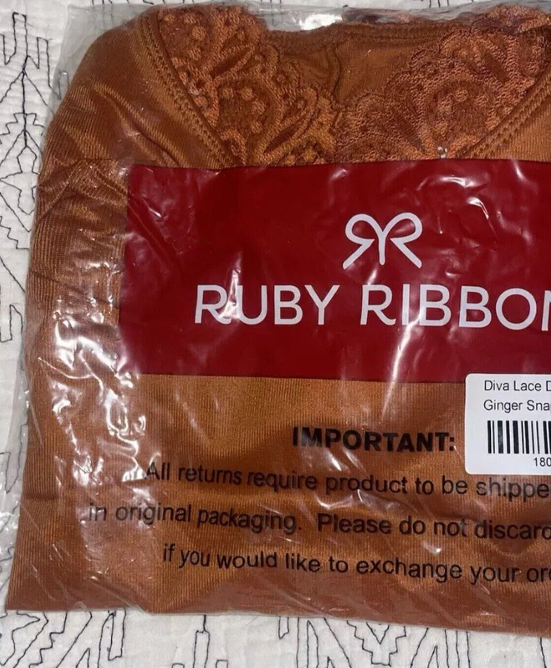 RUBY RIBBON DIVA LACE CAMI #1949 NEW!