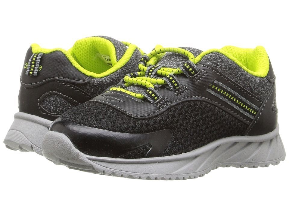 $38.00 NEW OshKosh B’gosh Toddler Boy’s Mesh Sneaker Shoe Black Sz 5