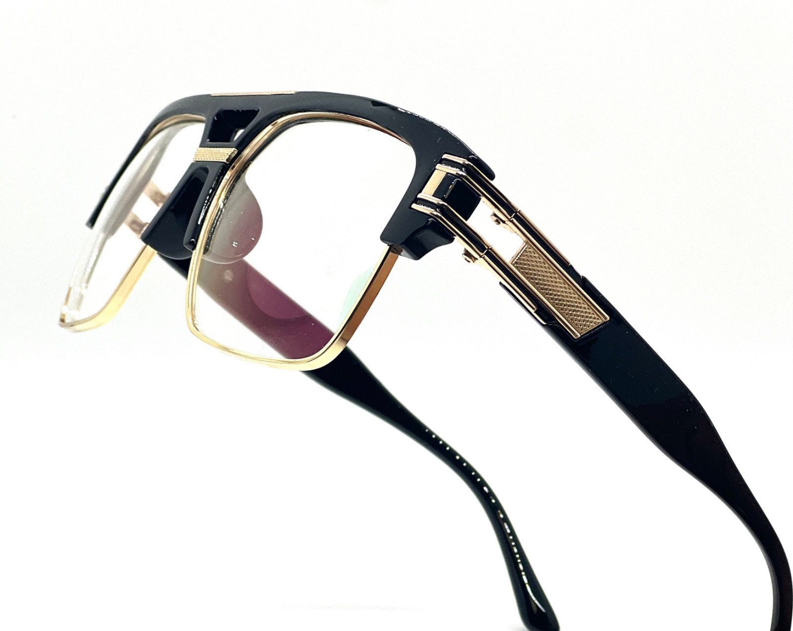 Designer Men Sunglasses Fashion Square Gold Hip Hop Model new Style 2023 Shades