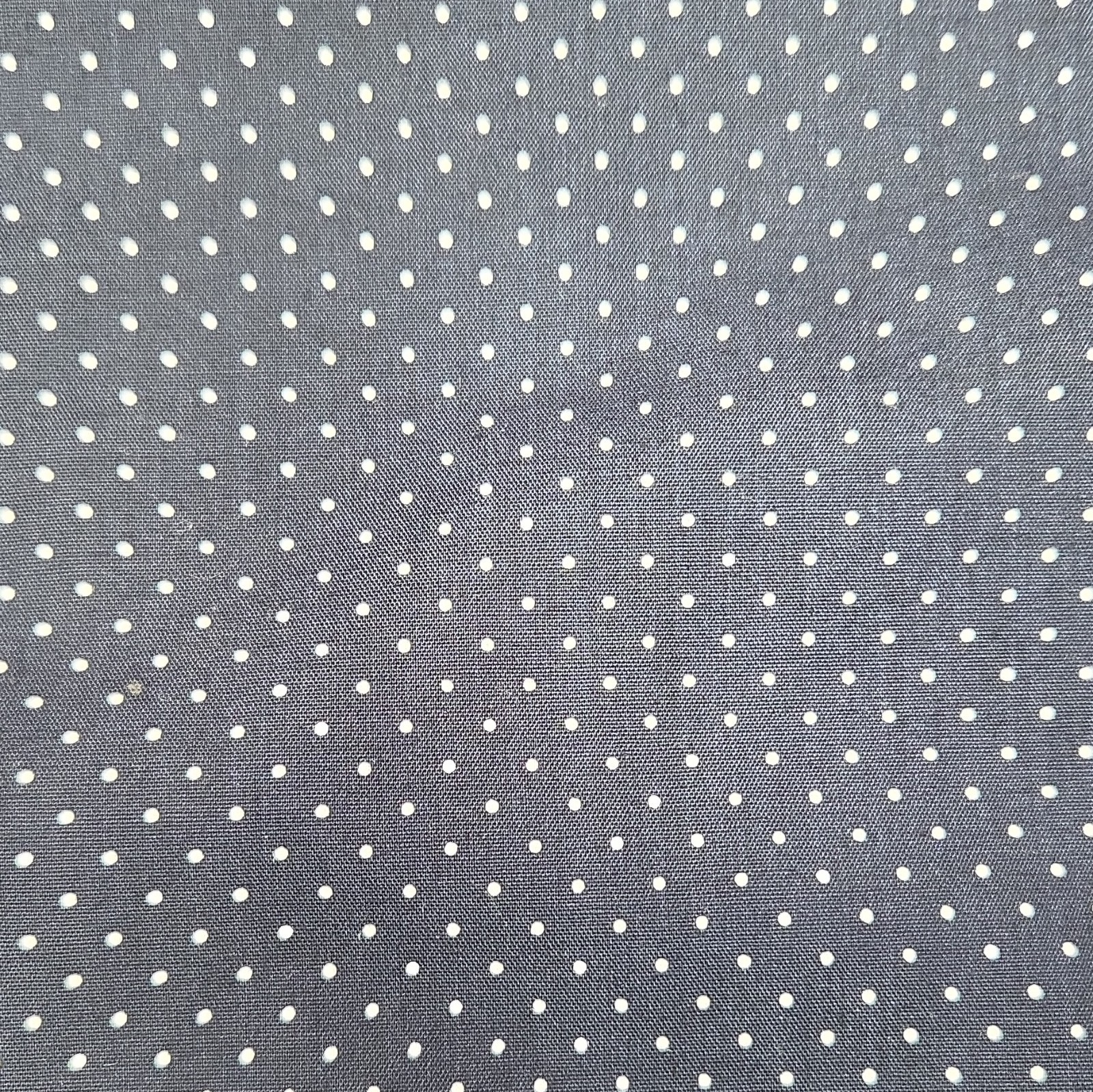 H&M Slim Fit Easy Iron Blue/White Polka Dot Dress Shirt L 32/33
