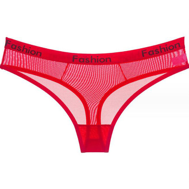 6 Packs Lot Womens Sexy Panties Thong G string High Cut Sheer Ladies Underwear