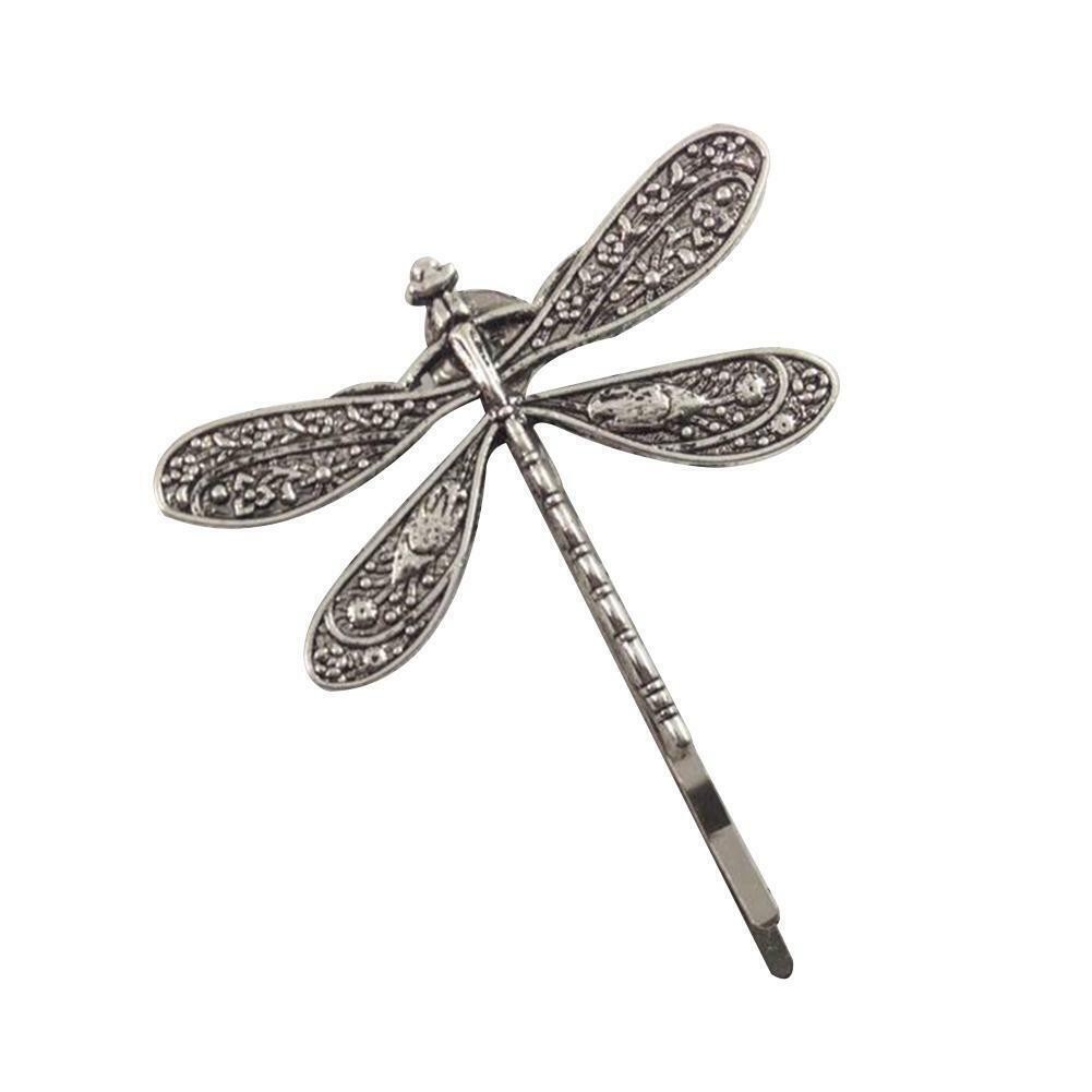 Dragonfly Shape Women Metal Hair Clips Barrette Slide Grips Hair Clip Hairpin