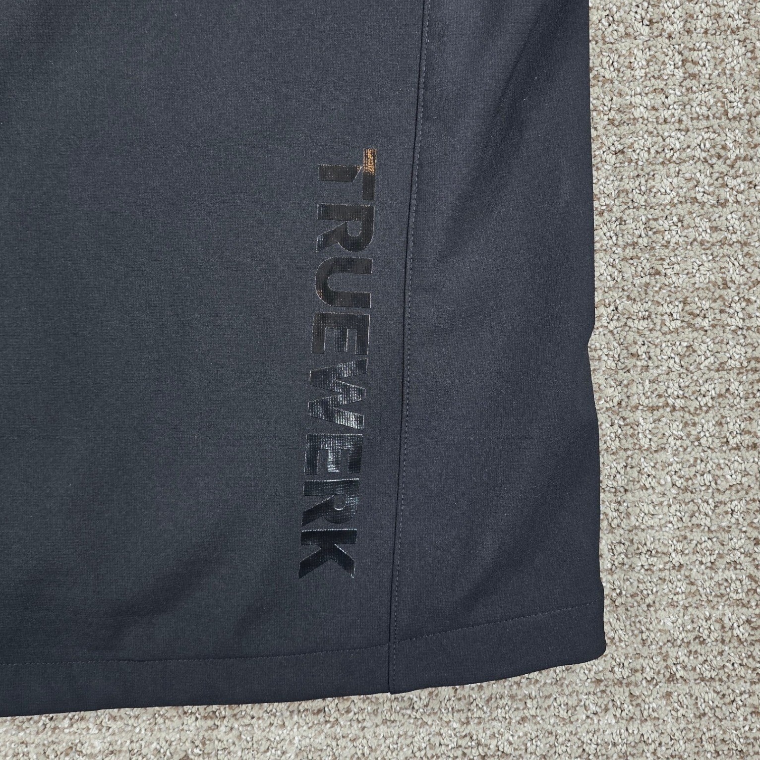 Truewerk S3 Solution Hoodie Mens Large Black Performance Workwear Zip Jacket