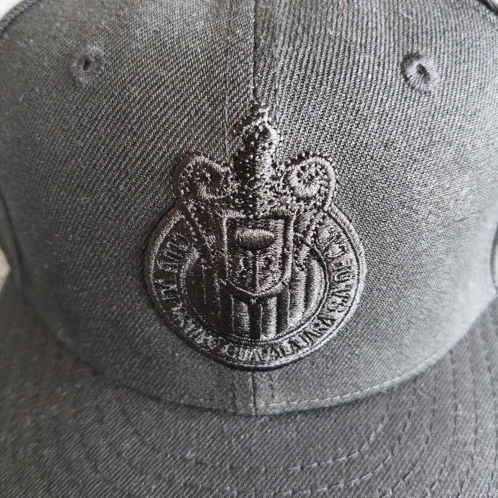New Era Chivas 59FIFTY Fitted Black Hat Size 7 Soccer Cap