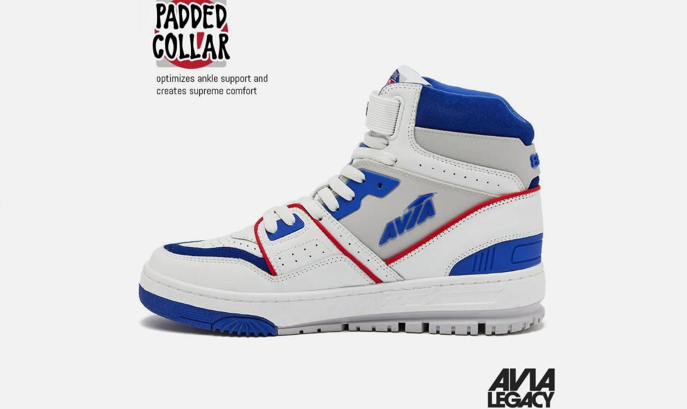 Avia 880 Men’s Basketball Shoes, High Top Retro Sneakers for Indoor or Outdoor