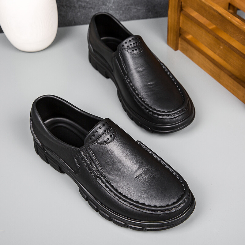 New Men Chef Shoes Kitchen Non-slip Safety Shoes Oil-proof Slip-On Work Shoes US