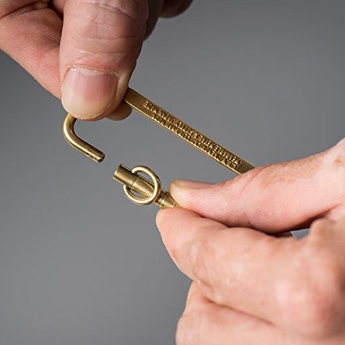 Candy Design & Works KENDRICK Brass Keyring Carabiner Hand Made in Japan
