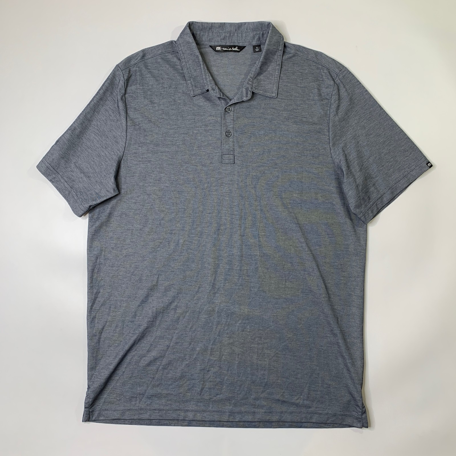Travis Mathew Shirt Mens XL Extra Large Oceanside Heather Goldman Sachs Logo