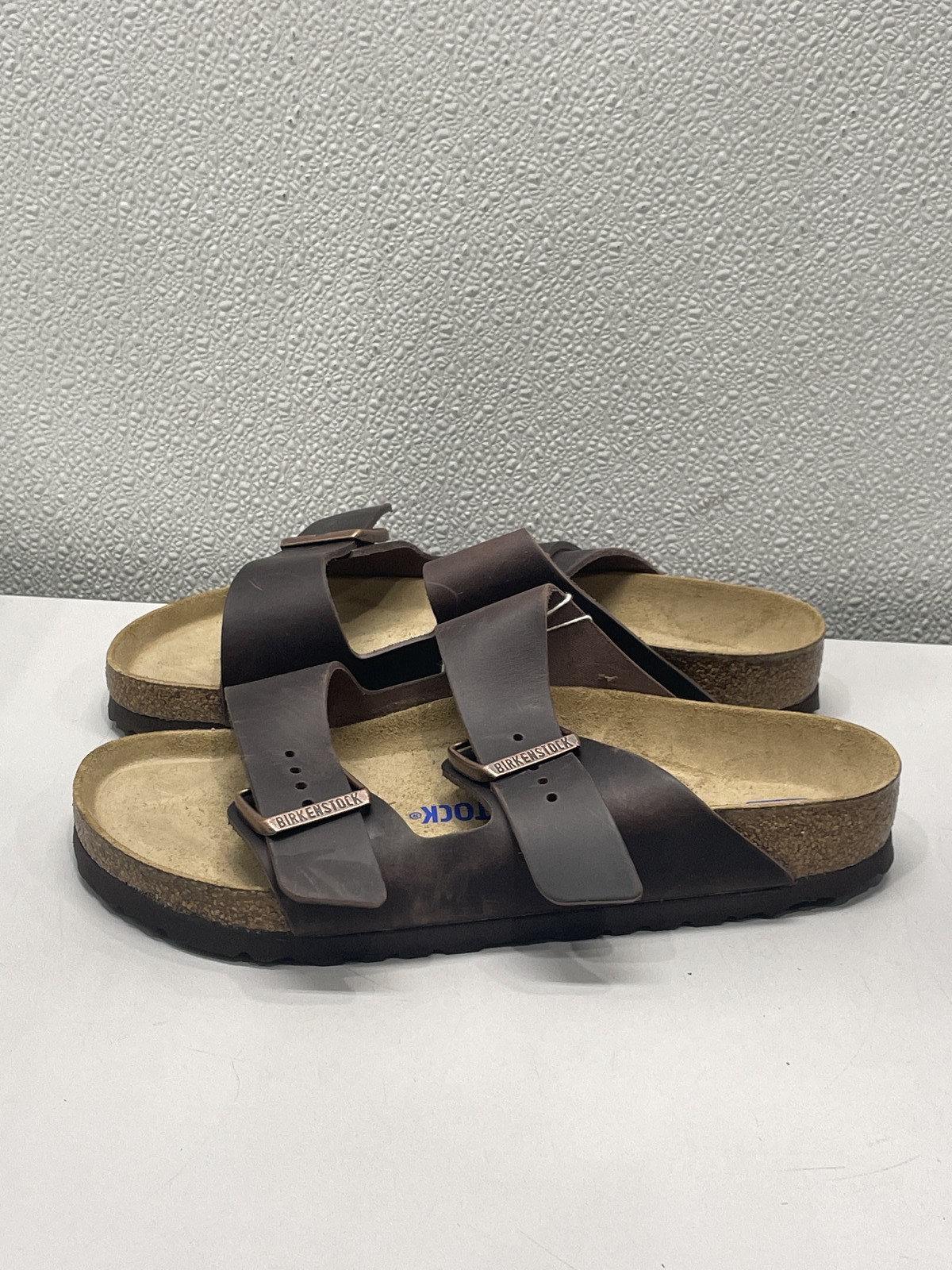 Birkenstock Unisex W8/M6 Arizona Habana Soft Footbed Slip-On Sandals 0452761