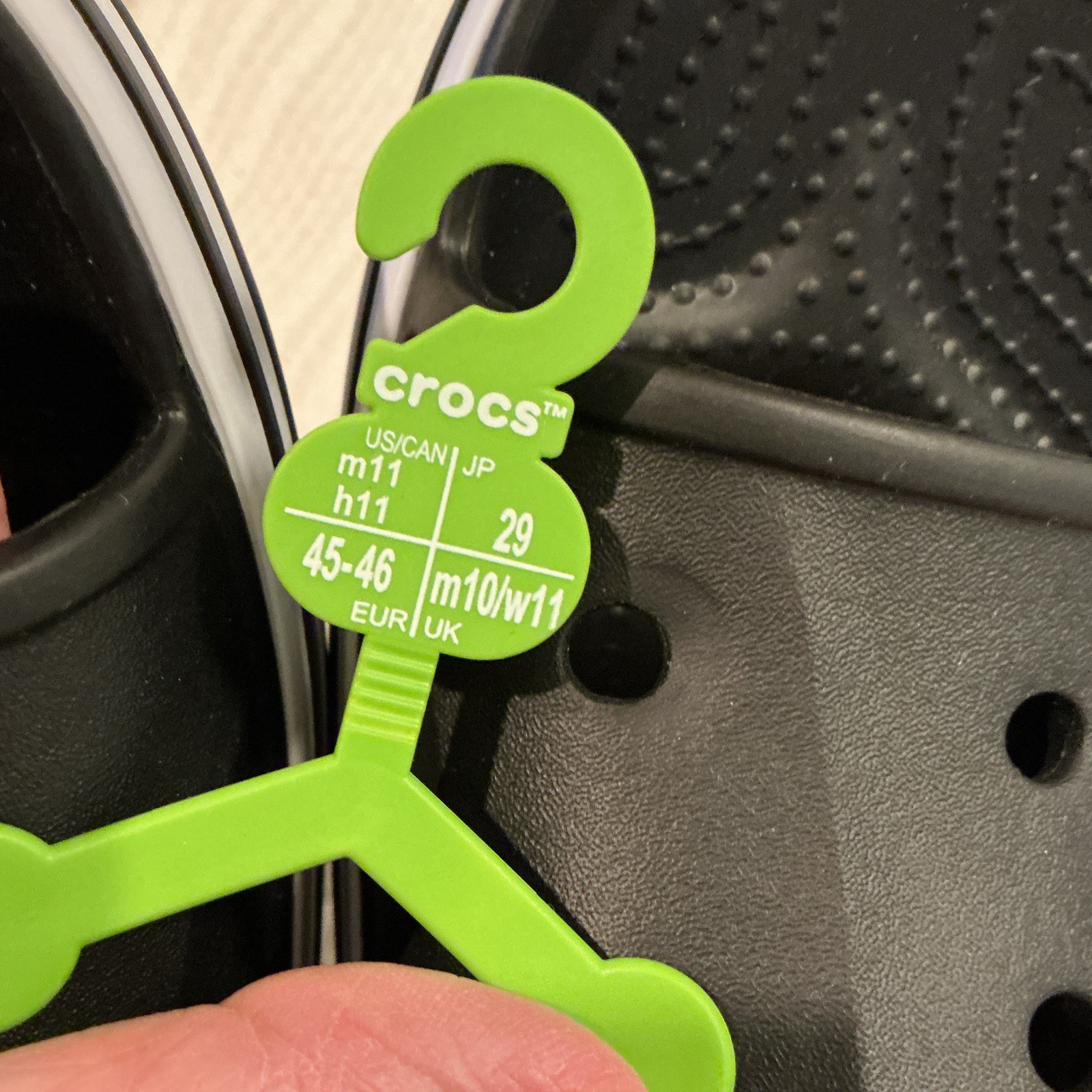 Crocs Bayaband Slide Men’s Sandals Black/White US 11M EU 45-46 205392-066