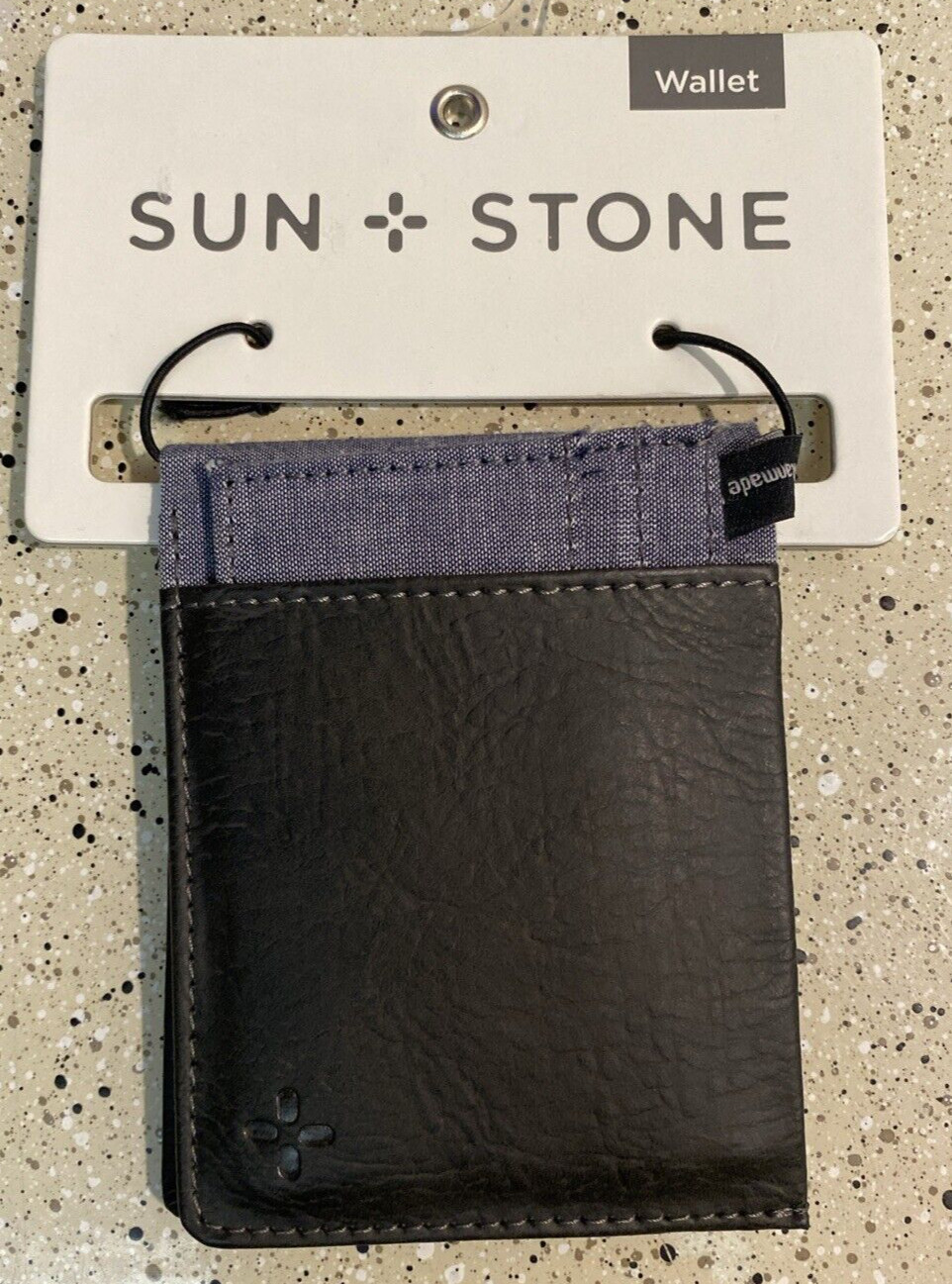 Sun + Stone Black Slim Fold Wallet RFID Protection Blocker, Created For Macy’s