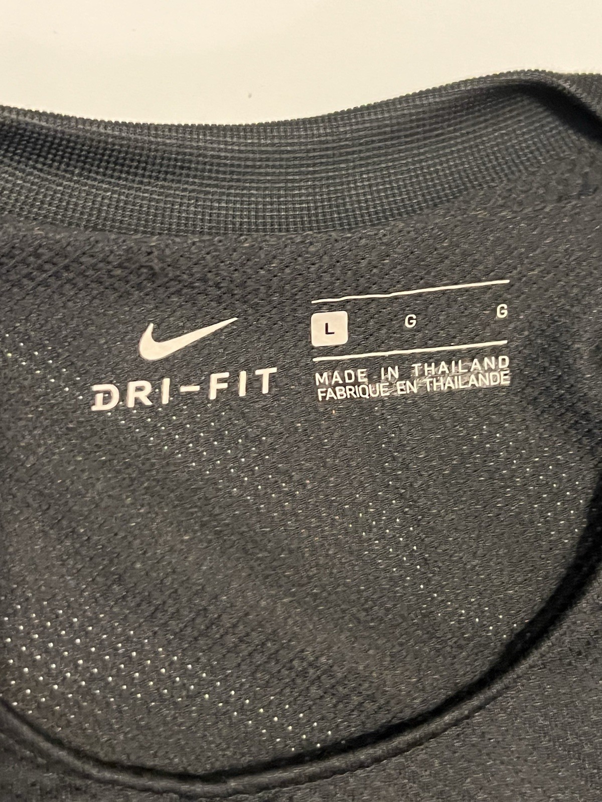 Nike Dri-Fit Tank Charcoal Grey Orange Mens size L