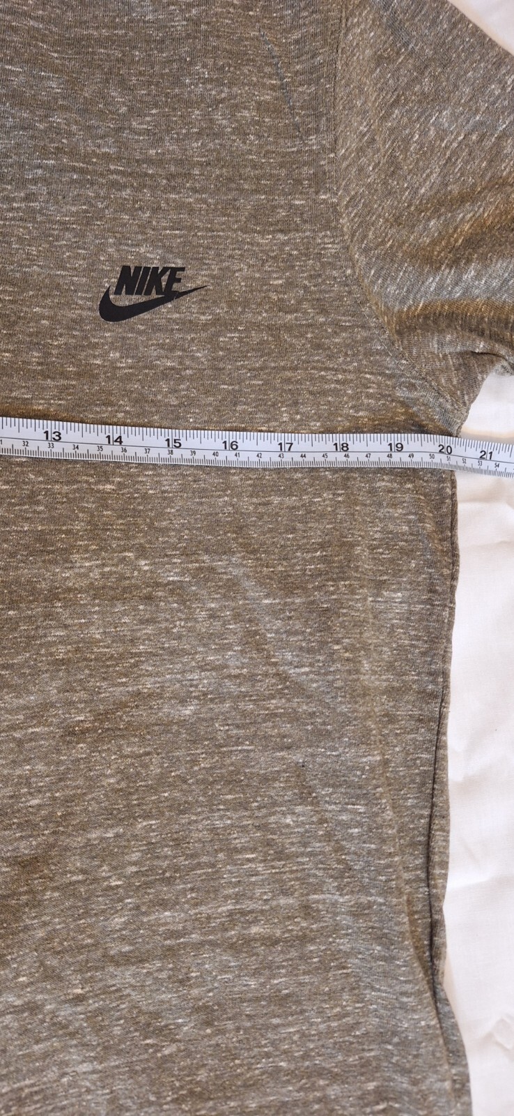 Nike Women’s Cotton T-Shirt Size L Heather Grey Short Sleeve NWT