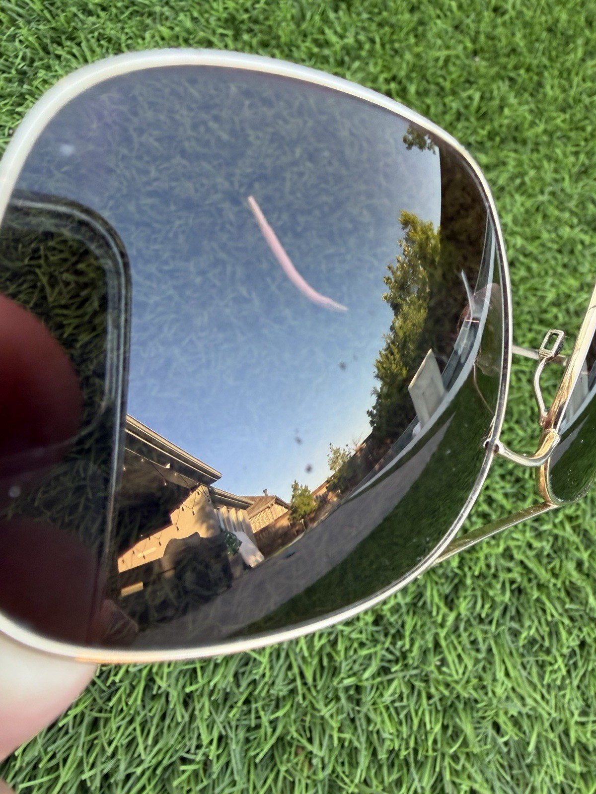 Oliver Peoples Victory 58 VFX Gold/Cognac Gradient Preowned See Description