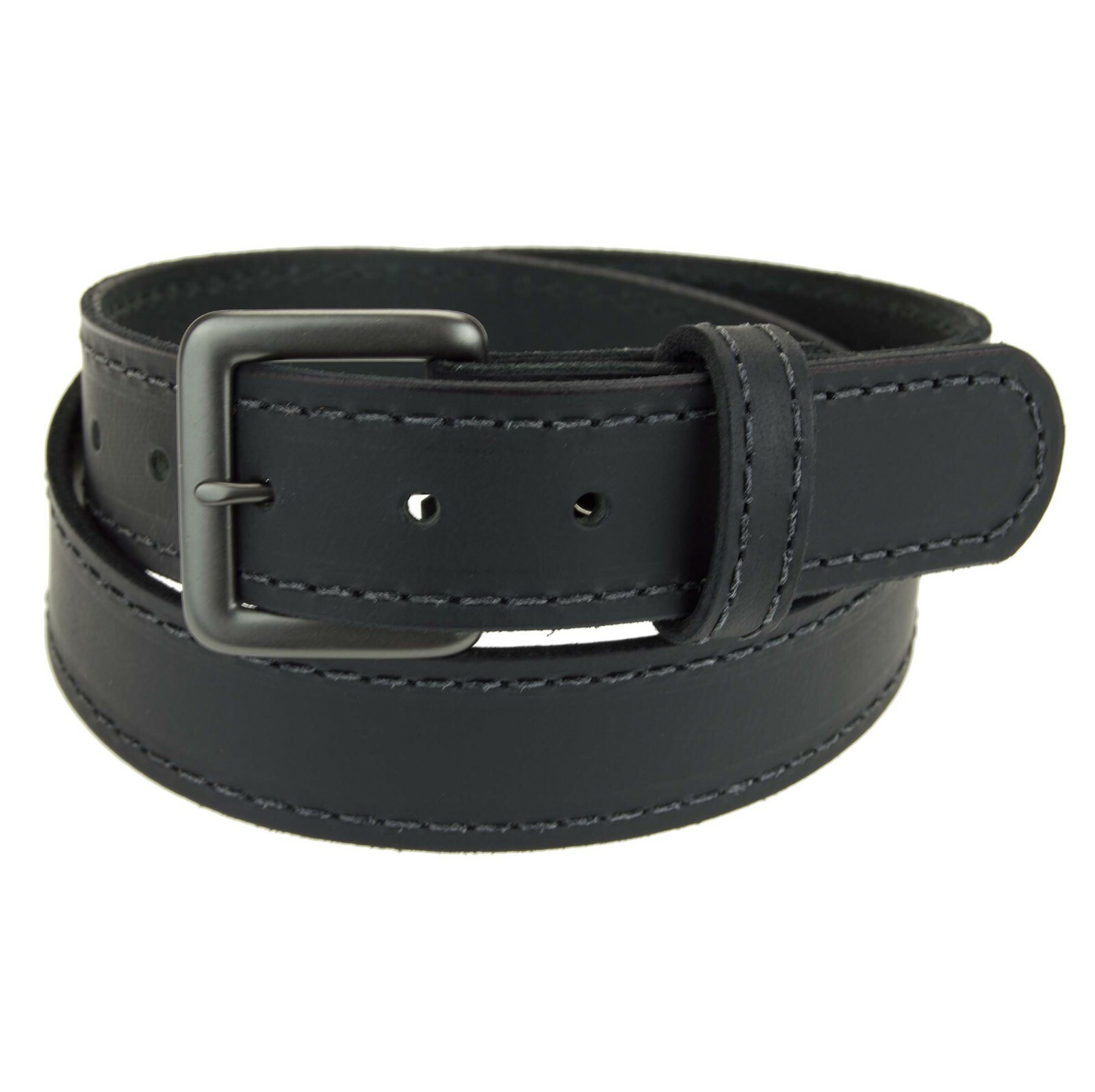 Men’s Belt_1 1/2″ Buffalo Leather_1550 Buckle_Amish Handmade