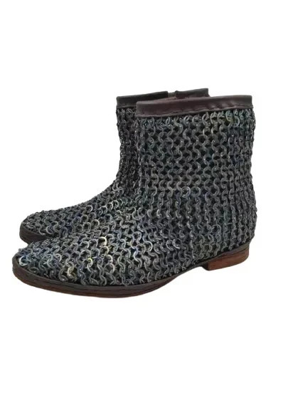 Medieval chainmail boot Renaissance Inspired BEST FOR SCA LARP Buhurt