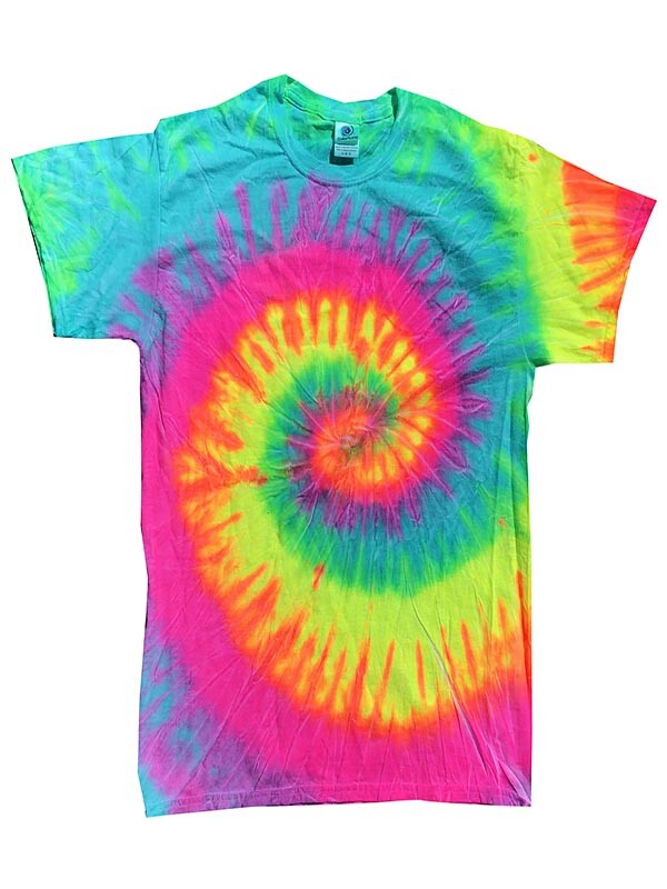 Handmade Tie Dye Shirts Colored Kids & Adults Men & Women 100% Pre-Shrunk Cotton